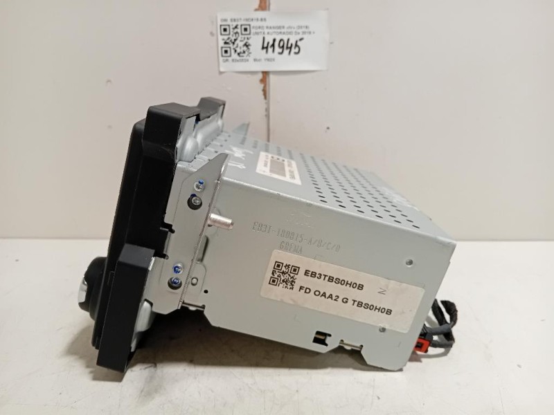Unità Autoradio EB3T-18D815-BS Ford Ranger IV 2019