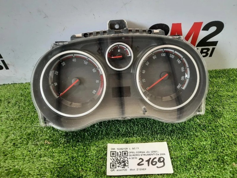 Quadro Strumenti 13252129 Opel Corsa D 2007