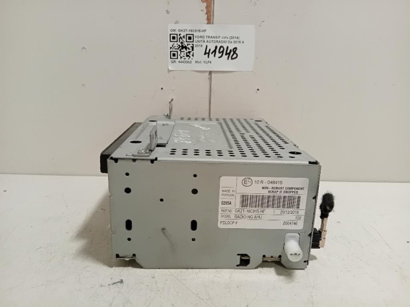 Unità Autoradio GK2T-18C815-HF Ford Transit VI 2014