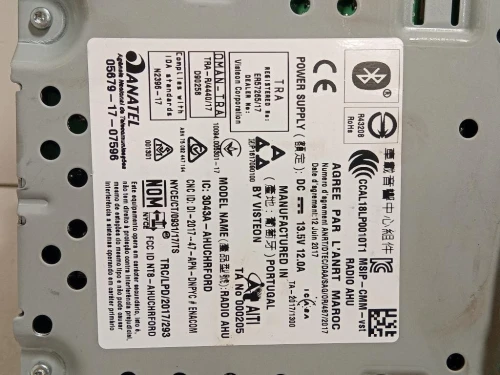 Unità Autoradio JK2T-18D832-BY Ford Transit Custom I 2013