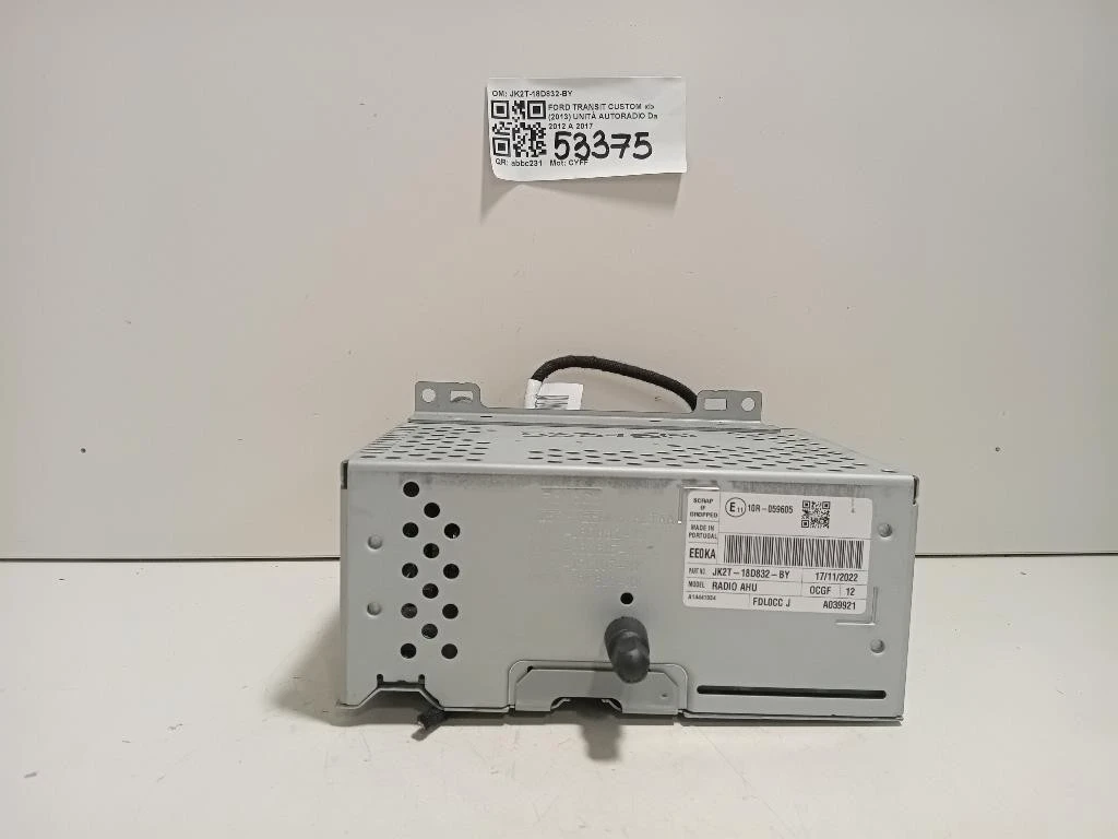 Unità Autoradio JK2T-18D832-BY Ford Transit Custom I 2013