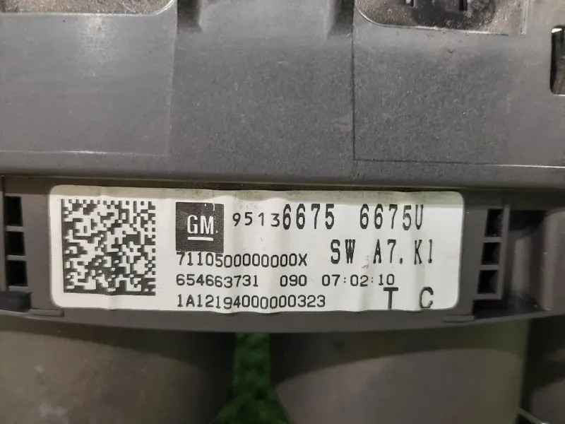 Quadro Strumenti 654663731 Opel Mokka 2013