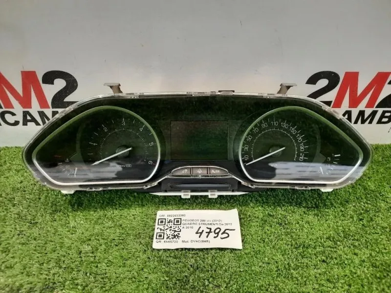Quadro Strumenti 9678558780 Peugeot 208 I 2012