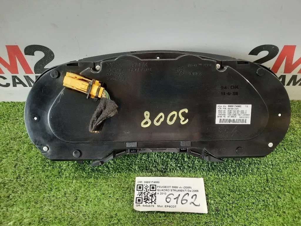 Quadro Strumenti 9666174980 Peugeot 3008 I 2009