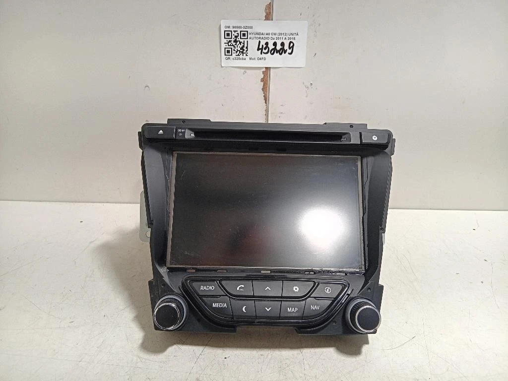 Unità Autoradio 96560-3Z000 Hyundai I40 CW 2012