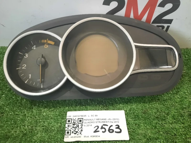 Quadro Strumenti 248107563R Renault Mégane III 2012