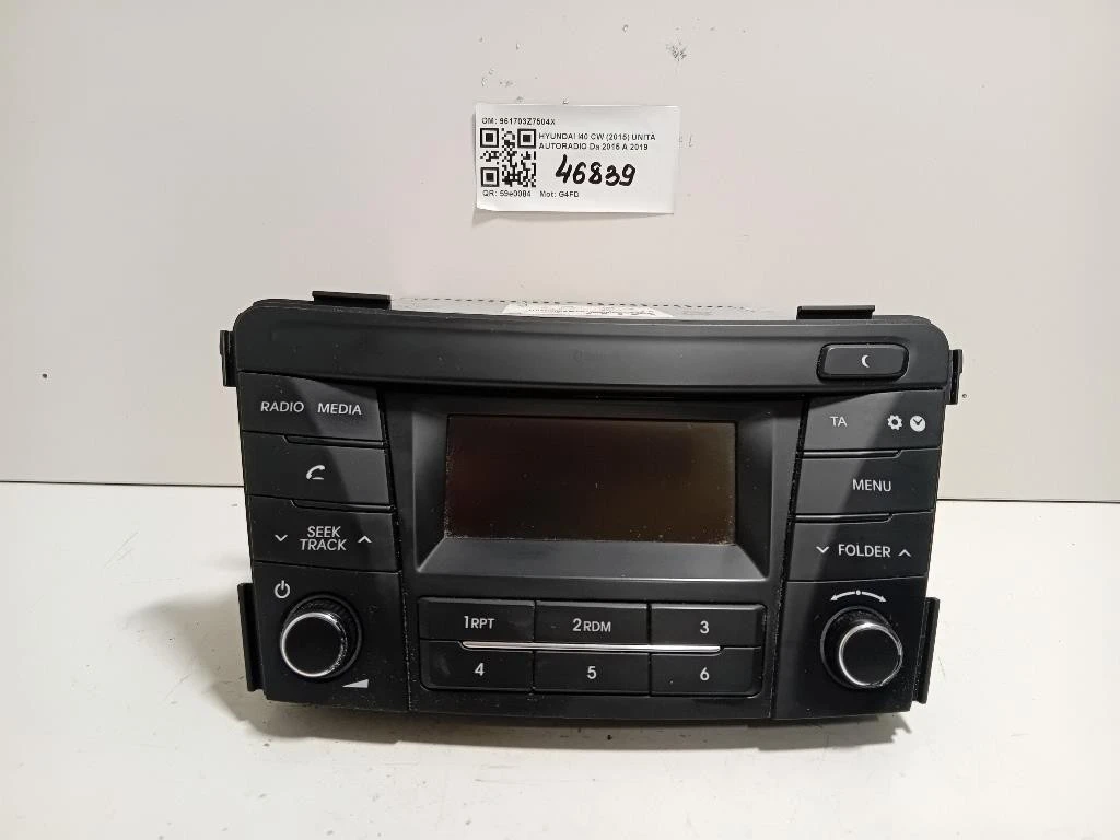 Unità Autoradio 961703Z7504X Hyundai I40 CW 2015