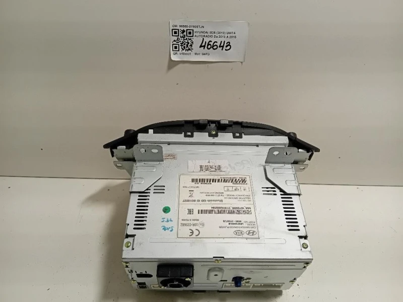 Unità Autoradio 96560-3Y600TJN Hyundai IX35 2013