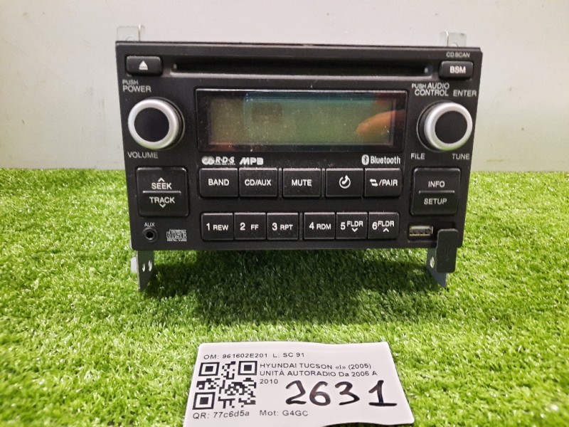 Unità Autoradio 961602E201 Hyundai Tucson I 2005