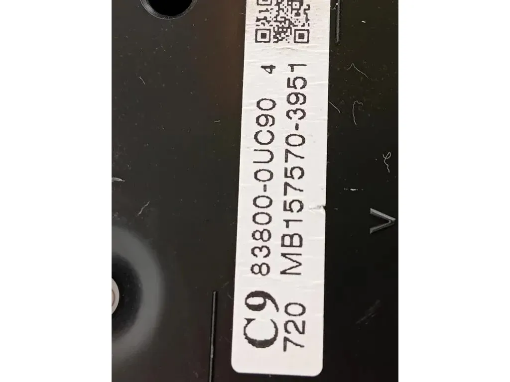 Quadro Strumenti 83800-0UC90 Toyota Yaris IV 2017