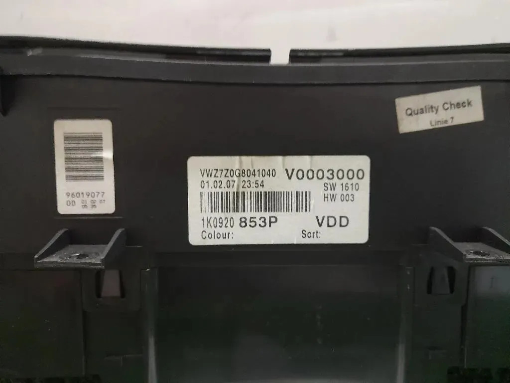 Quadro Strumenti 1K0920853P Volkswagen GOLF V 2004