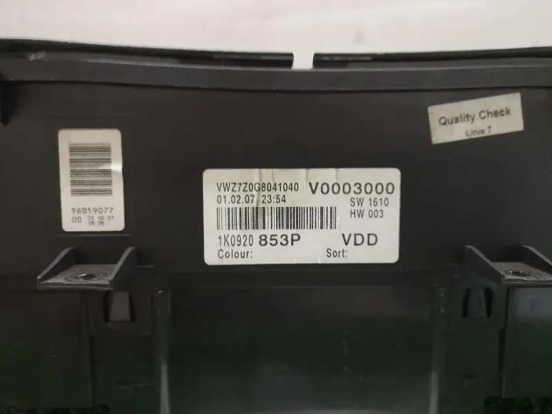 Quadro Strumenti 1K0920853P Volkswagen GOLF V 2004