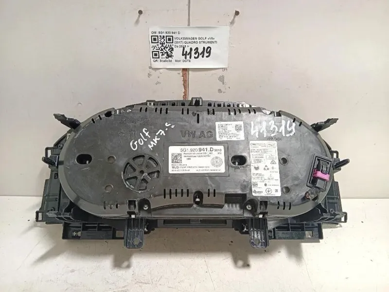 Quadro Strumenti 5G1 920 941 D Volkswagen GOLF VII 2017
