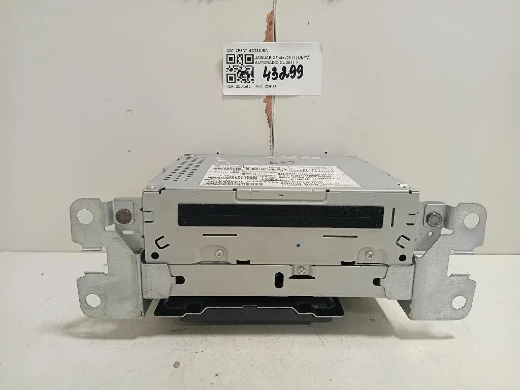 Unità Autoradio 7F6N-14C230-BA Jaguar XF I 2011