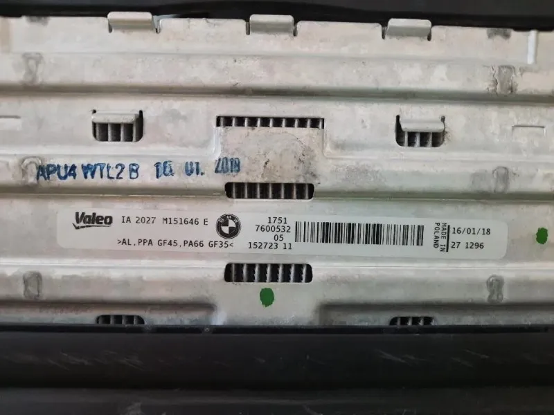 Radiatore Acqua 17118507407 KIT CON ELLETROVENTOLA Bmw Serie 4 F36 GRAN Coupe 2014