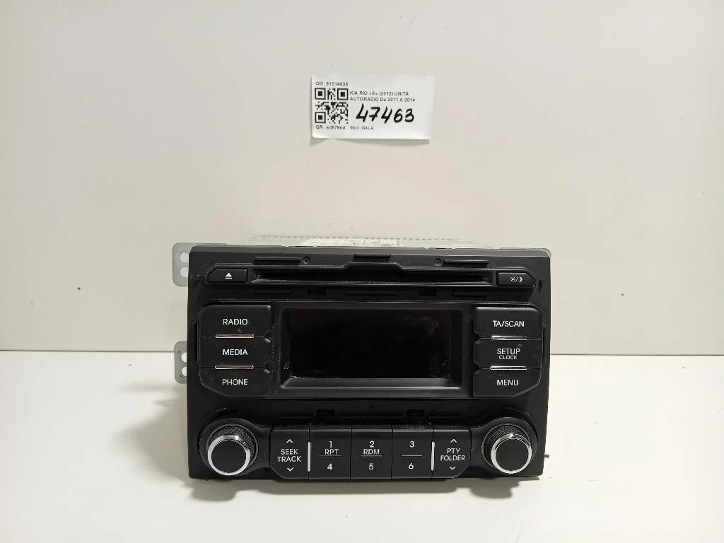 Unità Autoradio 61014035 Kia RIO III 2012
