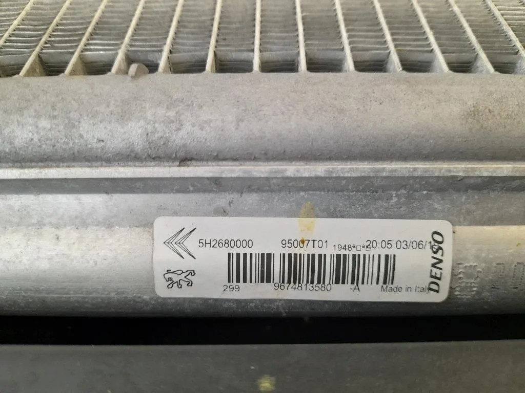 Radiatore Acqua 9676534280 9674813580 Citroen C3 III 2016