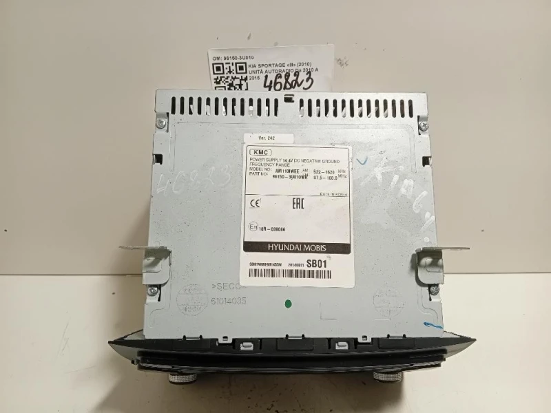 Unità Autoradio 96150-3U010 Kia Sportage III 2010