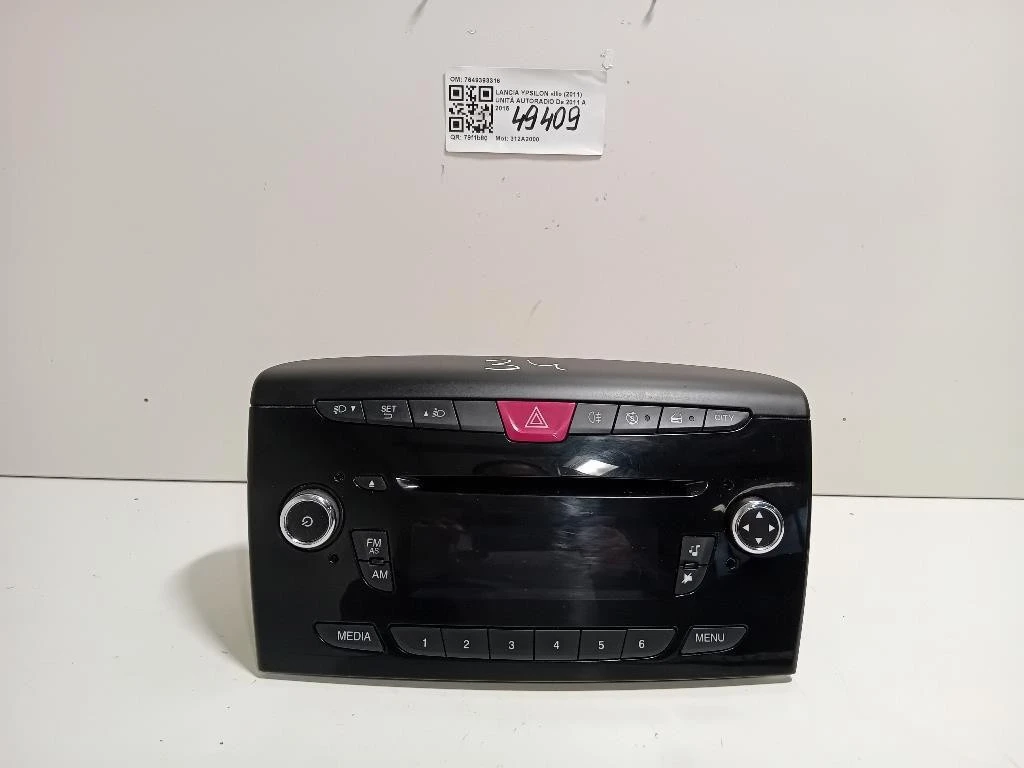 Unità Autoradio 7649393316 Lancia Ypsilon III 2011