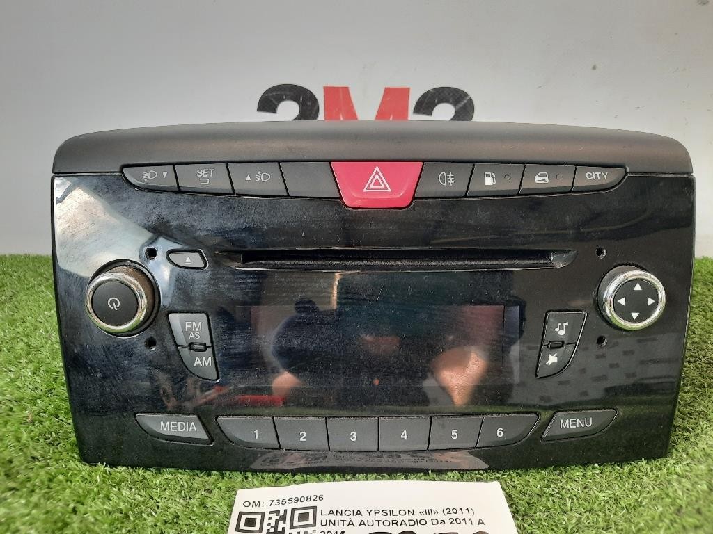 Unità Autoradio 735590826 Lancia Ypsilon III 2011