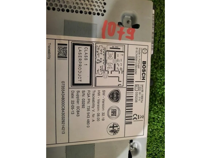 Unità Autoradio 735590826 Lancia Ypsilon III 2011
