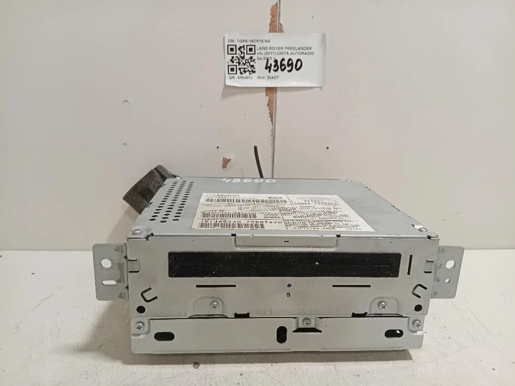 Unità Autoradio 7G9N-18C815-NA Land Rover Freelander II 2011