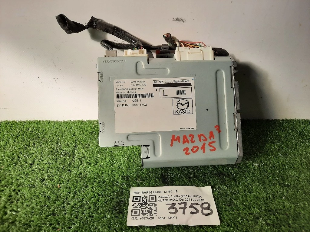 Unità Autoradio BHP1611J0E Mazda 3 III 2014