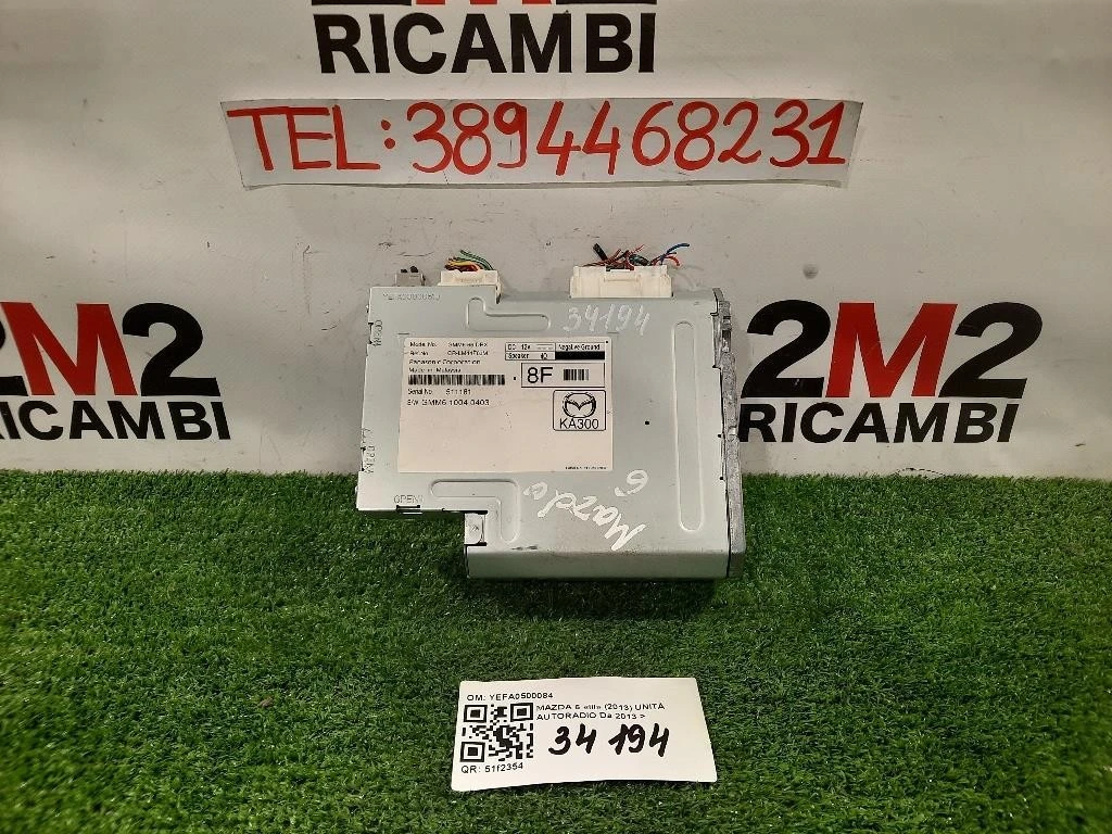 Unità Autoradio YEFA0500084 Mazda 6 III 2013