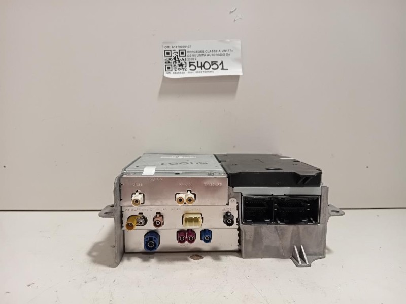 Unità Autoradio A1679009107 Mercedes Classe A W177 2018