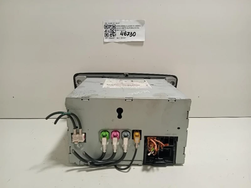 Unità Autoradio A246 901 99 01 Mercedes Classe B W246 2012