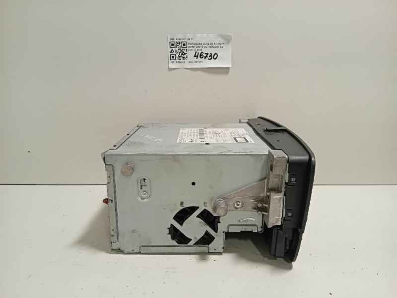 Unità Autoradio A246 901 99 01 Mercedes Classe B W246 2012