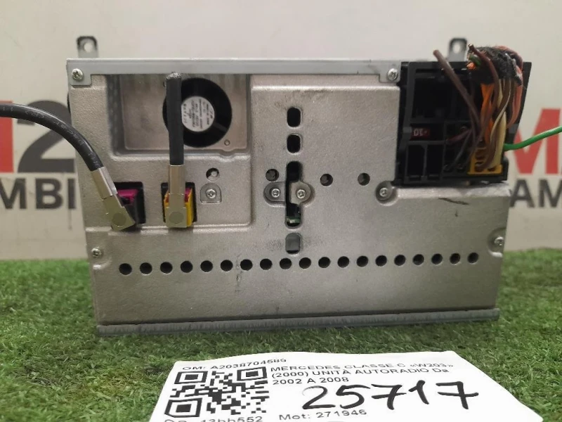 Unità Autoradio A2038704589 Mercedes Classe C W203 2000
