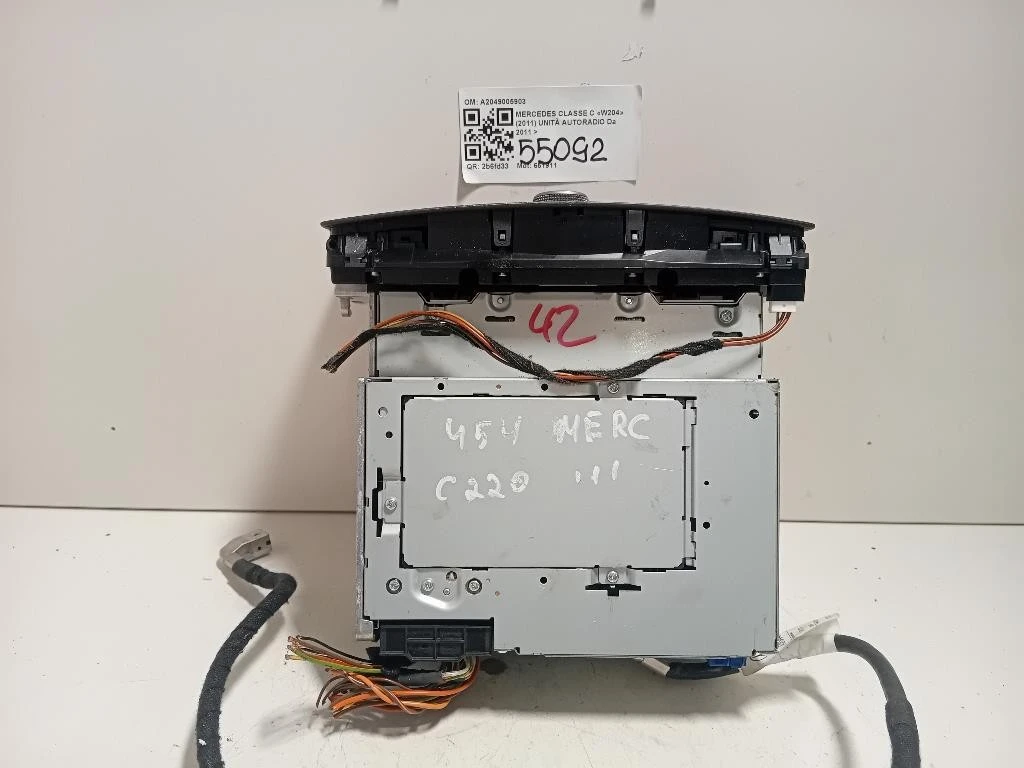 Unità Autoradio A2049005903 Mercedes Classe C W204 2011