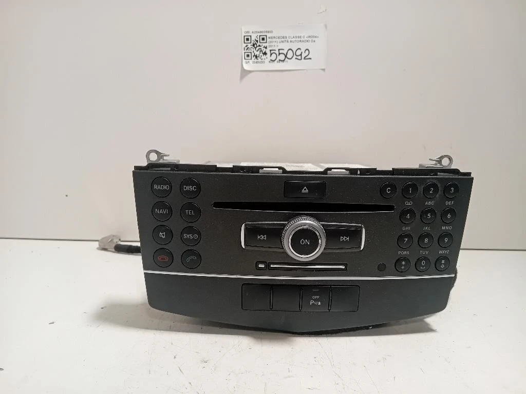 Unità Autoradio A2049005903 Mercedes Classe C W204 2011