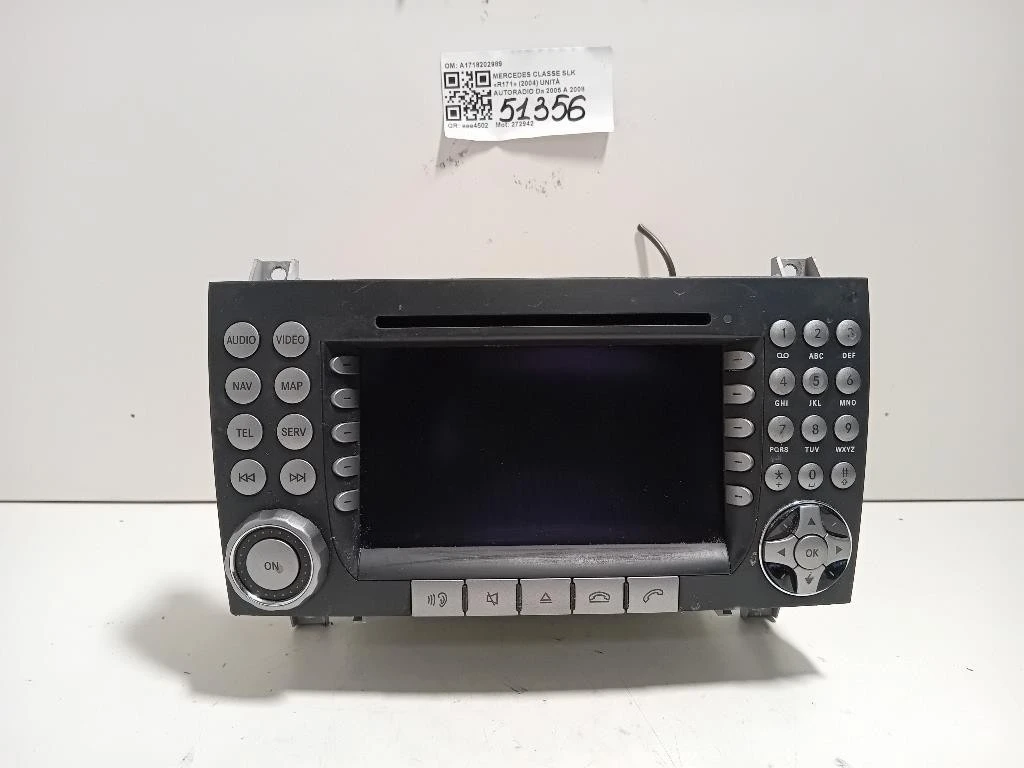 Unità Autoradio A1718202989 Mercedes Classe SLK R171 2004