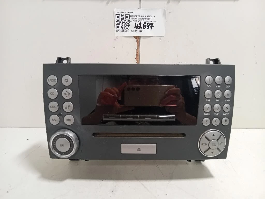 Unità Autoradio A1718200386 Mercedes Classe SLK R171 2004