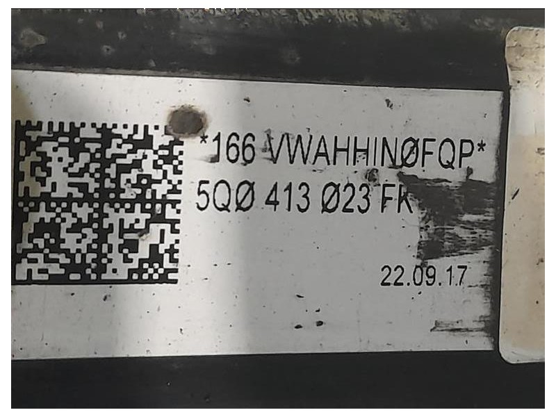 Meccanica Completa ANT SX 5Q0412014MQ Volkswagen GOLF VII 2013