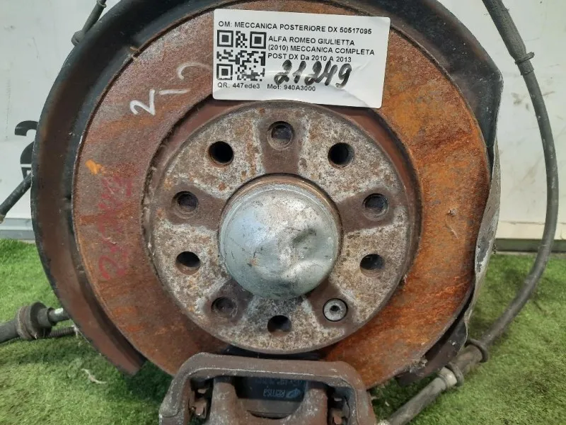 Meccanica Completa POST DX MECCANICA POSTERIORE DX 50517095 Alfa Romeo Giulietta 2010