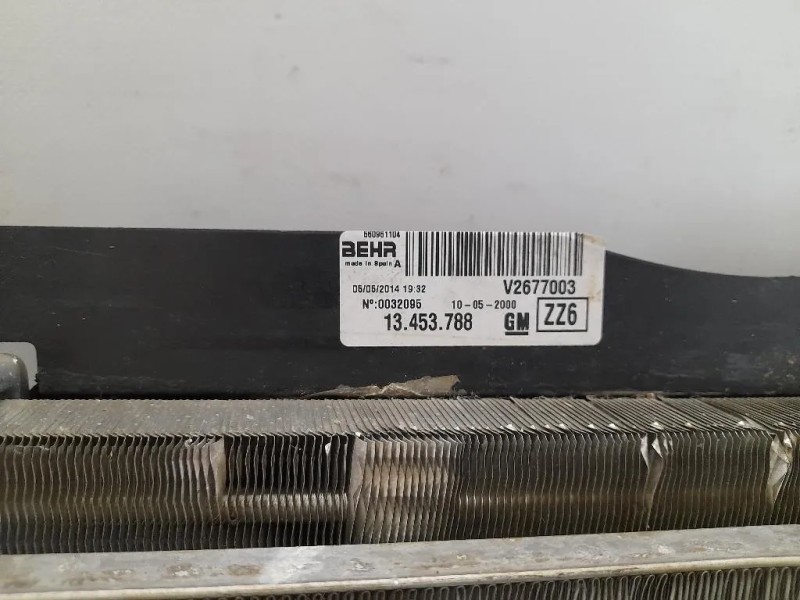 Radiatore Acqua 13399871 Opel Corsa D 2007