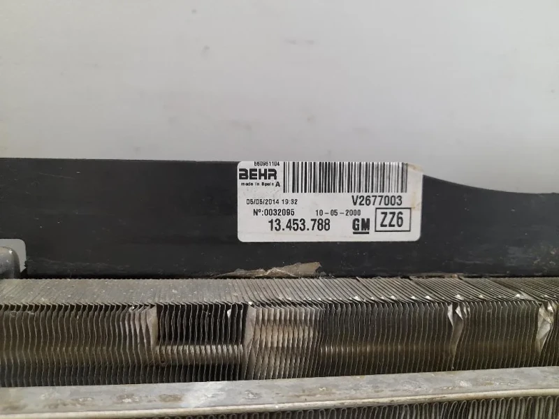 Radiatore Acqua 13399871 Opel Corsa D 2007