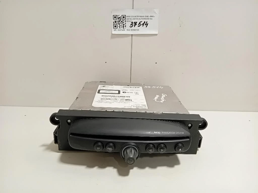 Unità Autoradio Mini Countryman ONE R60 2014