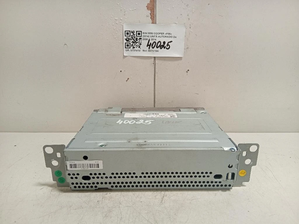 Unità Autoradio 65129350007 Mini MINI Cooper F56 2014