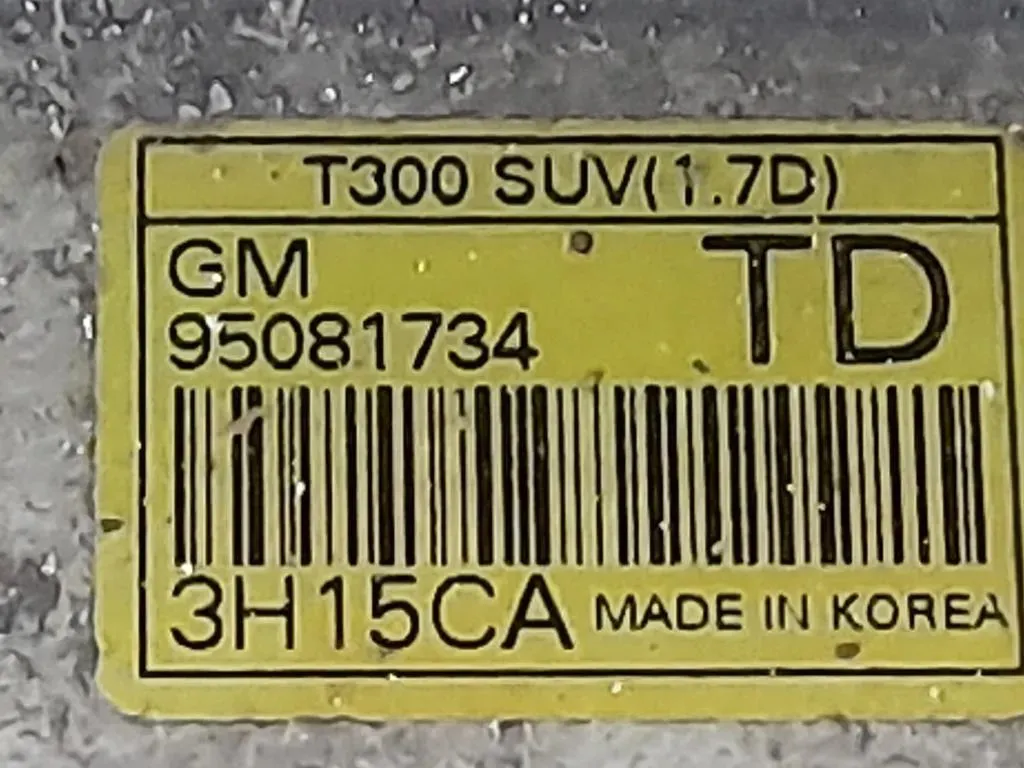 Radiatore Acqua 95136073 95321790 Opel Mokka 2013