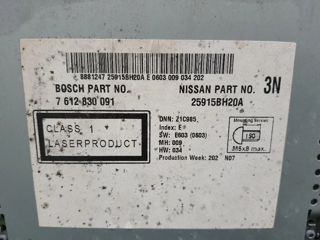 Unità Autoradio 25915BH20A Nissan Micra IV 2011