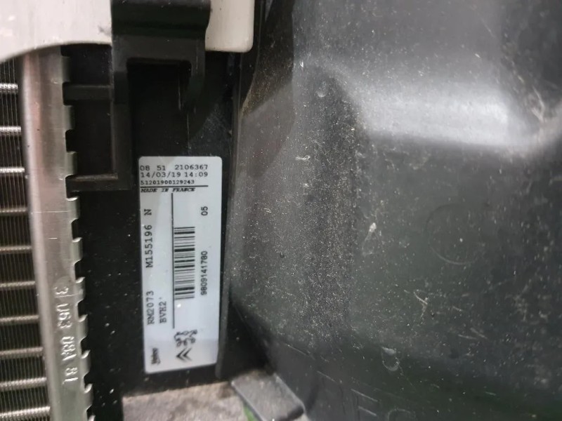 Radiatore Acqua 9809141780 Peugeot 3008 II 2016