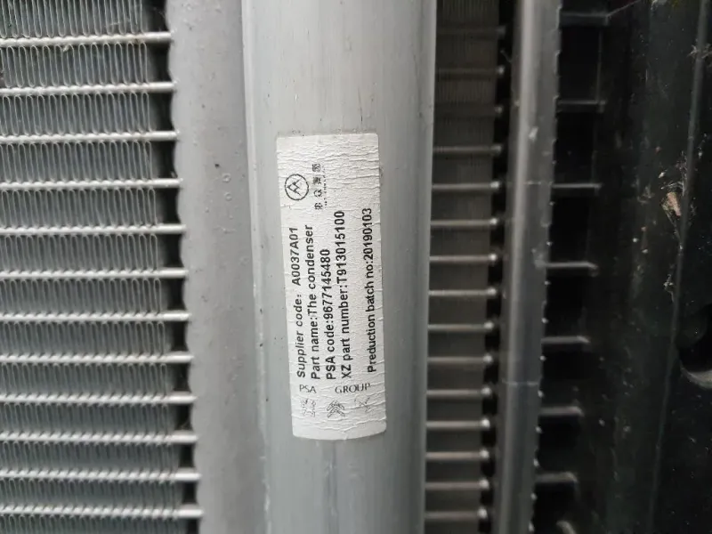 Radiatore Acqua 9809141780 Peugeot 3008 II 2016