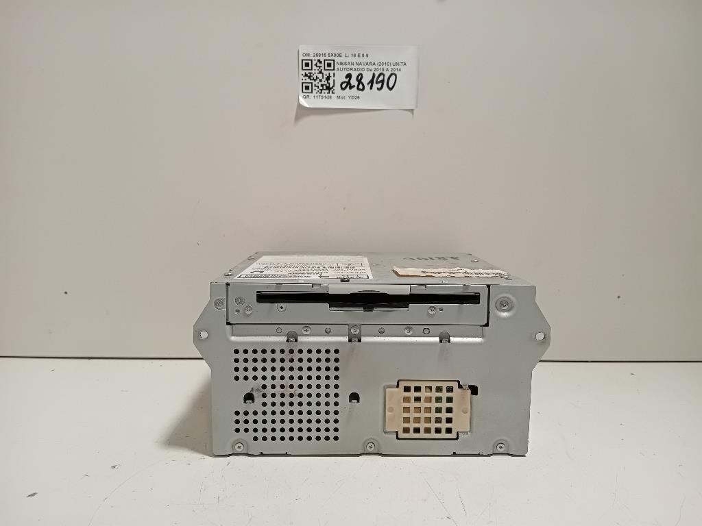 Unità Autoradio 25915 5X00E Nissan Navara 2010