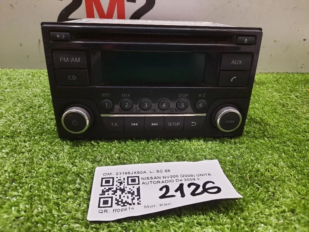 Unità Autoradio 28185JX50A Nissan Nv200 2009