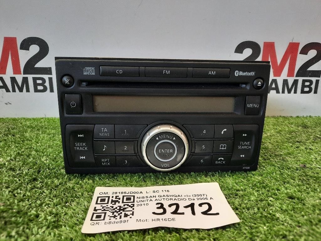 Unità Autoradio 28185JD00A Nissan Qashqai I 2007