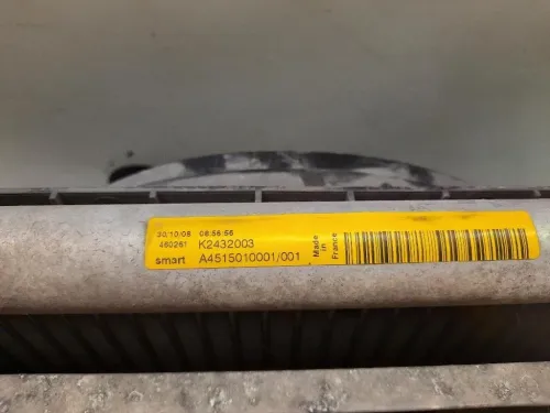 Radiatore Acqua A4515010001 Smart Fortwo Cabrio 451 2007